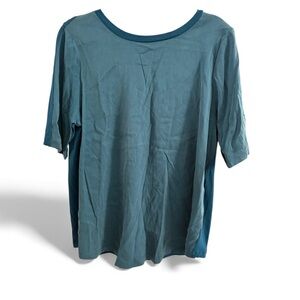 Universal Standard Teal Short Sleeve T Shirt